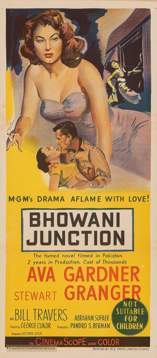 Bhowani Junction - Australian Movie Poster