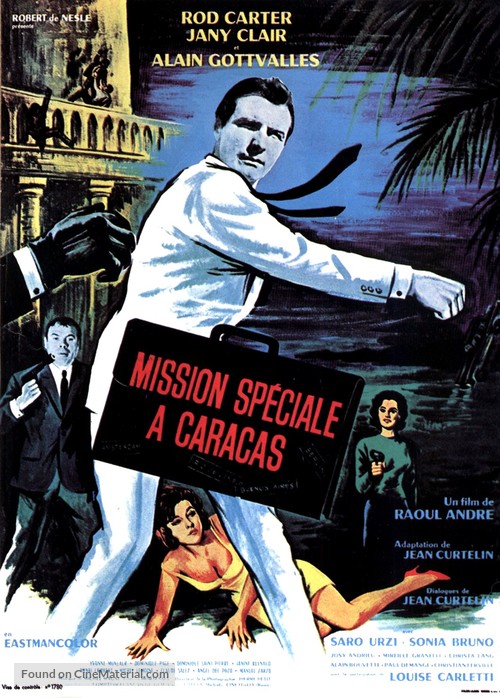 Mission sp&eacute;ciale &agrave; Caracas - French Movie Poster