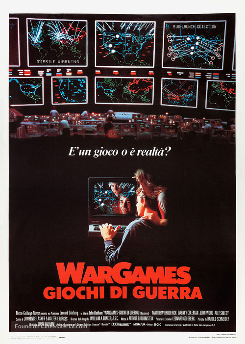 WarGames - Italian Movie Poster
