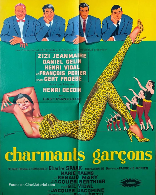 Charmants gar&ccedil;ons - French Movie Poster