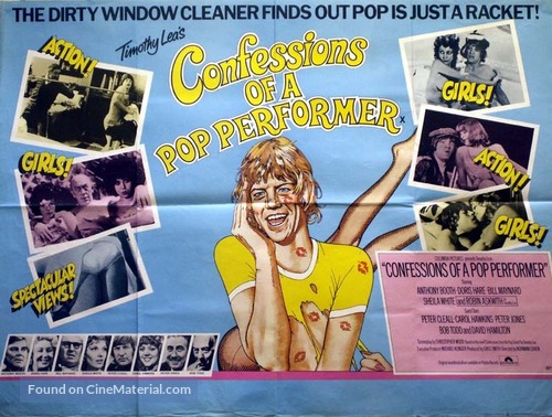 Confessions of a Pop Performer - British Movie Poster