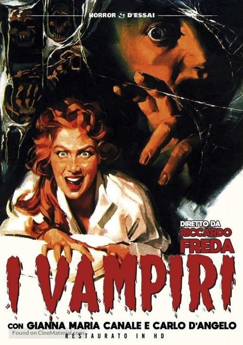 I vampiri - Italian DVD movie cover