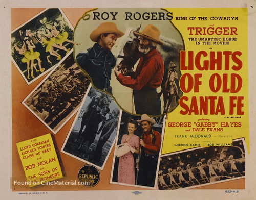 Lights of Old Santa Fe - Movie Poster