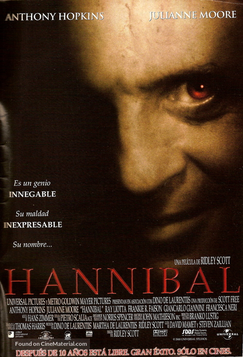 Hannibal - Argentinian Movie Poster