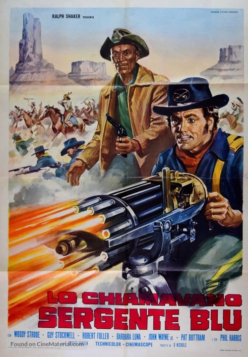 The Gatling Gun - Italian Movie Poster