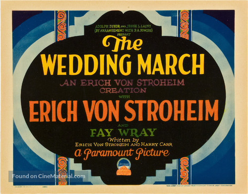 The Wedding March - Movie Poster