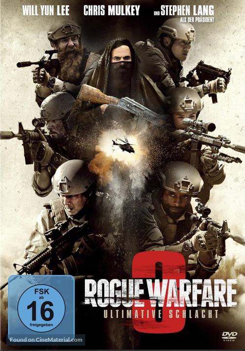 Rogue Warfare: Death of a Nation - German DVD movie cover