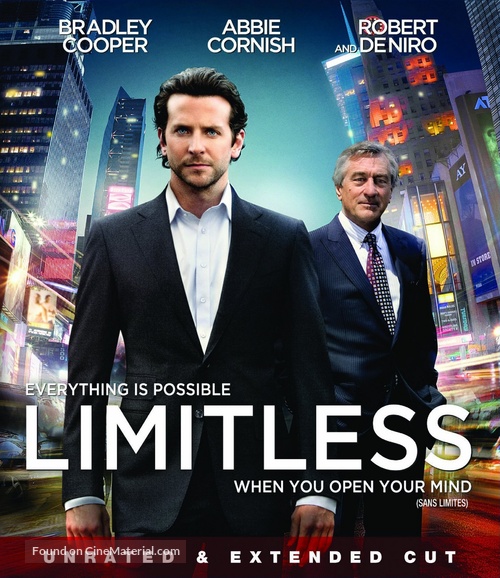 Limitless - Canadian Blu-Ray movie cover
