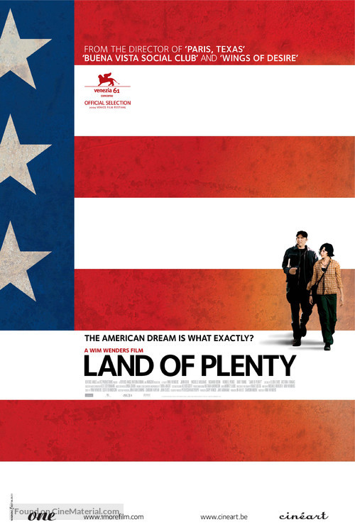 Land of Plenty - Belgian Movie Poster
