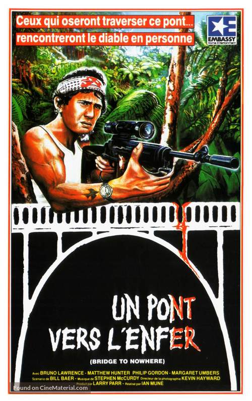 Bridge to Nowhere - French VHS movie cover