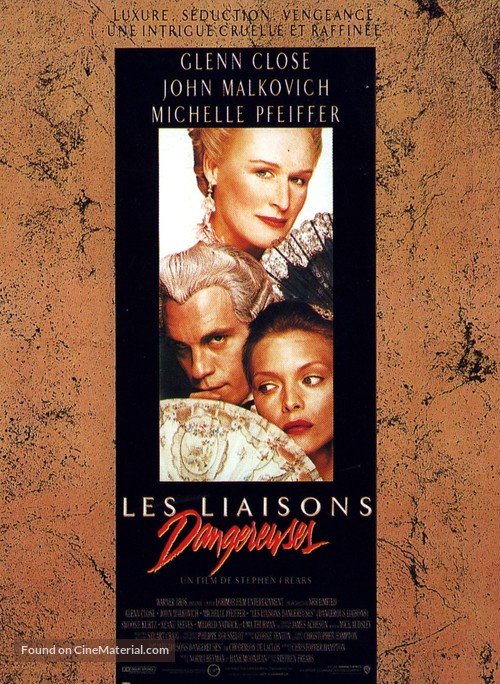 Dangerous Liaisons - French Movie Poster