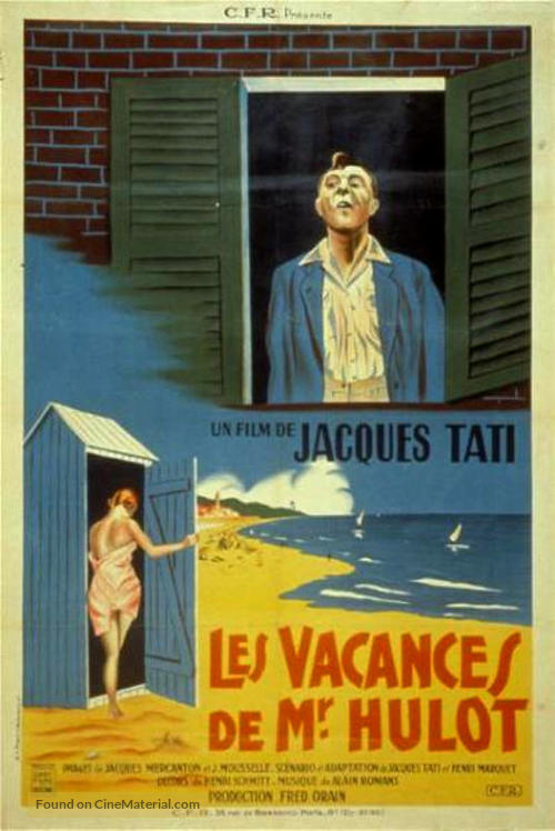 Les vacances de Monsieur Hulot - French Movie Poster