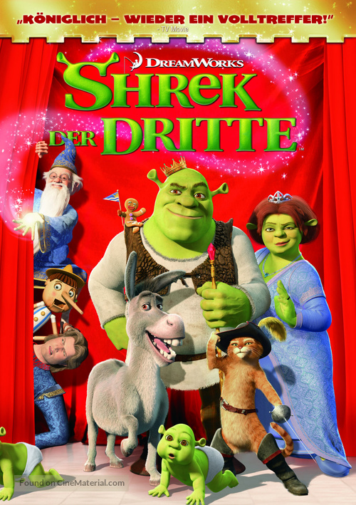 Shrek the Third - German DVD movie cover