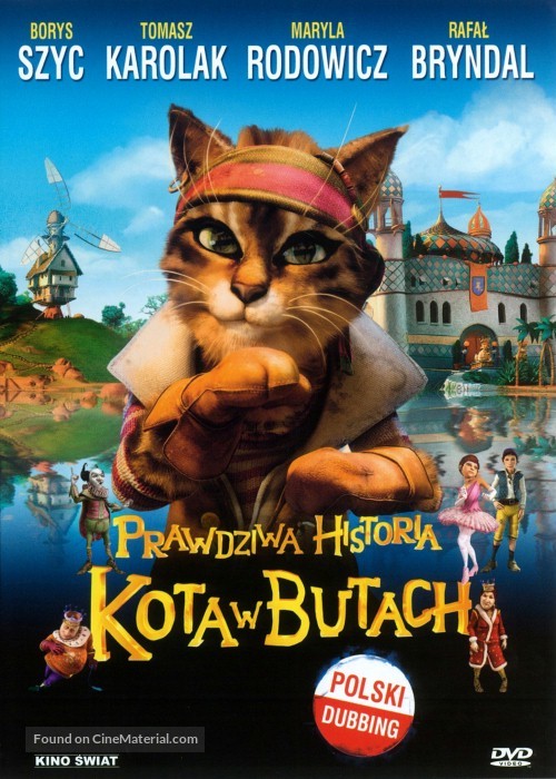 La v&eacute;ritable histoire du Chat Bott&eacute; - Polish DVD movie cover