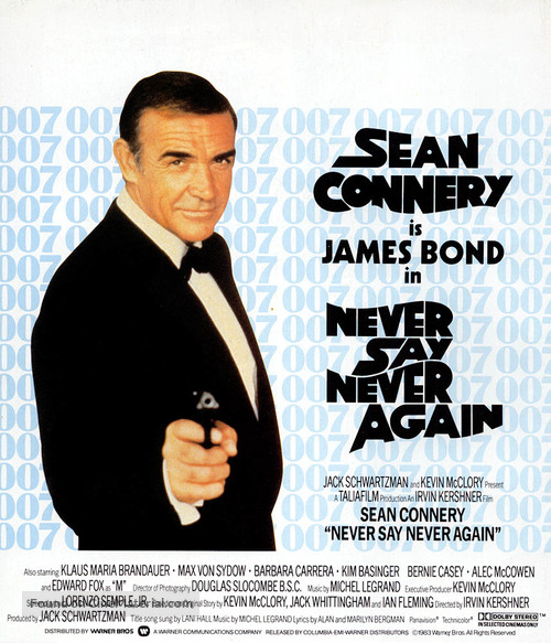 Never Say Never Again - Movie Poster