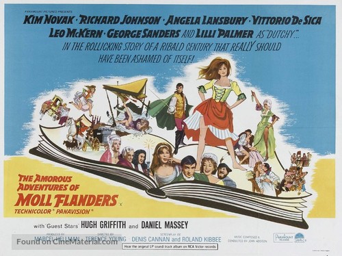 The Amorous Adventures of Moll Flanders - British Movie Poster