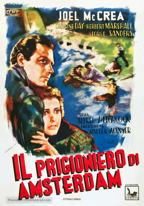 Foreign Correspondent - Italian Theatrical movie poster