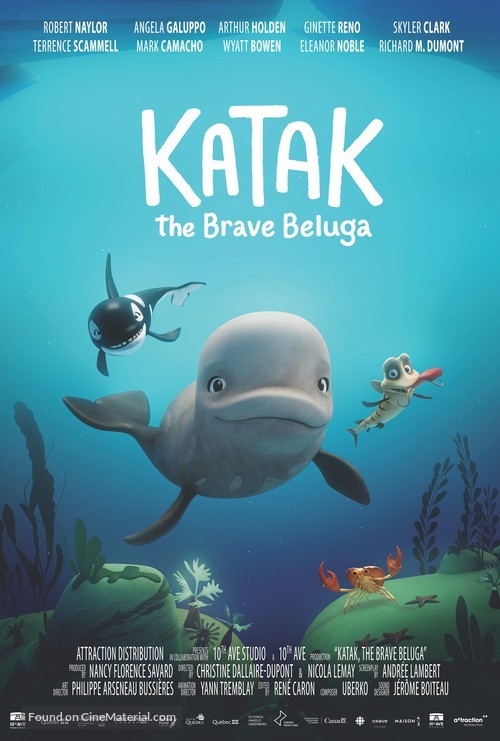 Katak, the Brave Beluga - Canadian Movie Poster