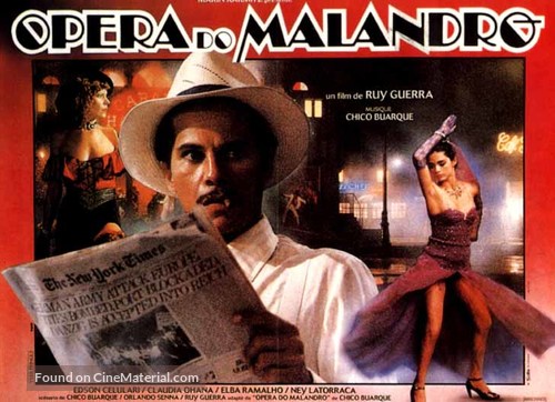 &Oacute;pera do Malandro - French Movie Poster