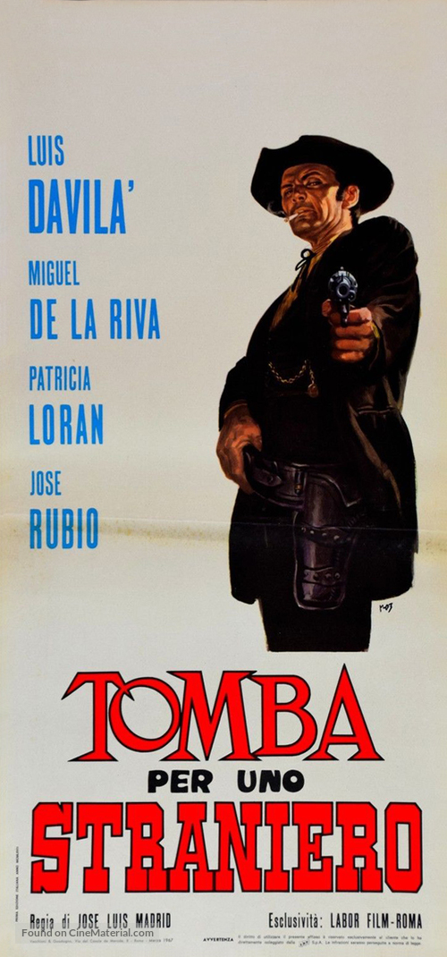 Tumba para un forajido - Italian Movie Poster