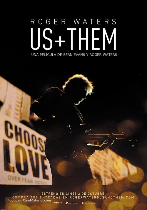 Roger Waters: Us + Them - Spanish Movie Poster