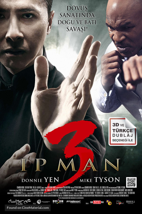 Yip Man 3 - Turkish Movie Poster