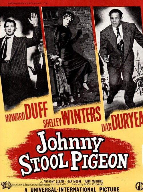 Johnny Stool Pigeon - British Movie Poster