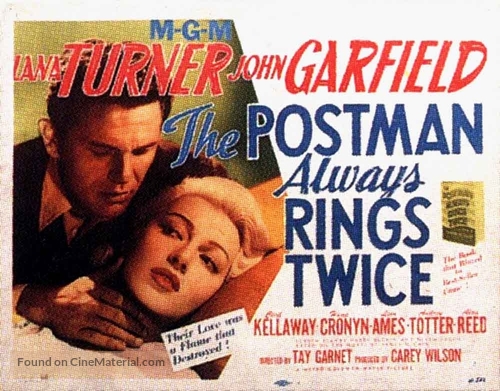 The Postman Always Rings Twice - Movie Poster