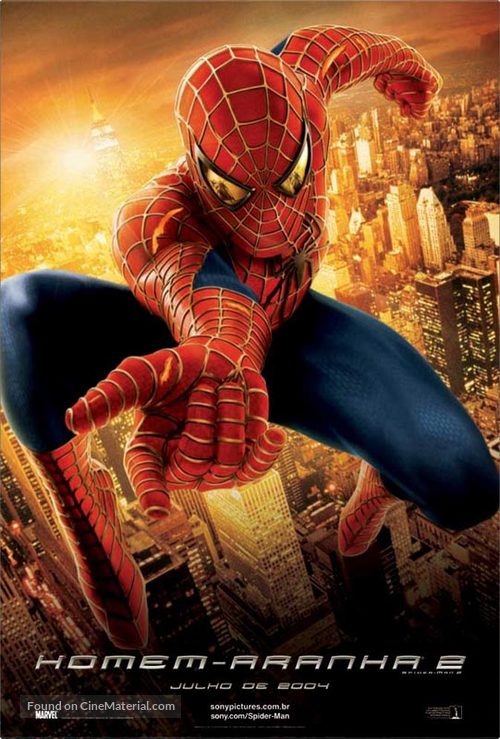 Spider-Man 2 - Brazilian Movie Poster