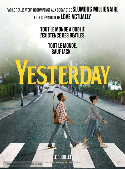 Yesterday - French Movie Poster