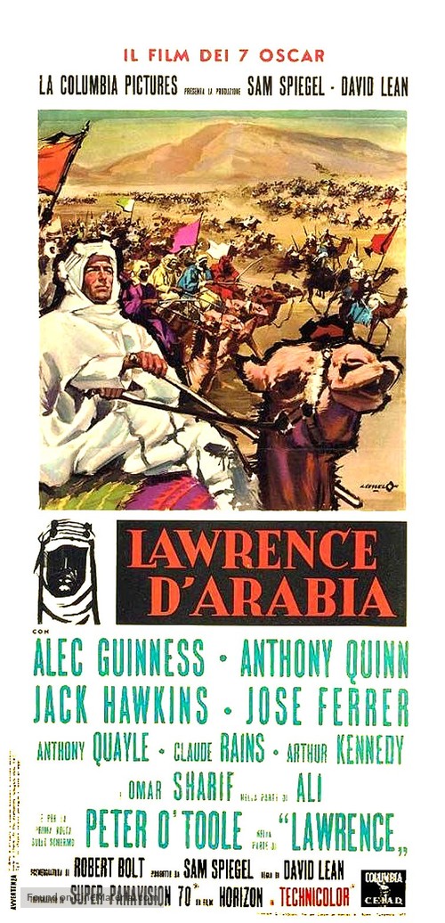 Lawrence of Arabia - Italian Movie Poster