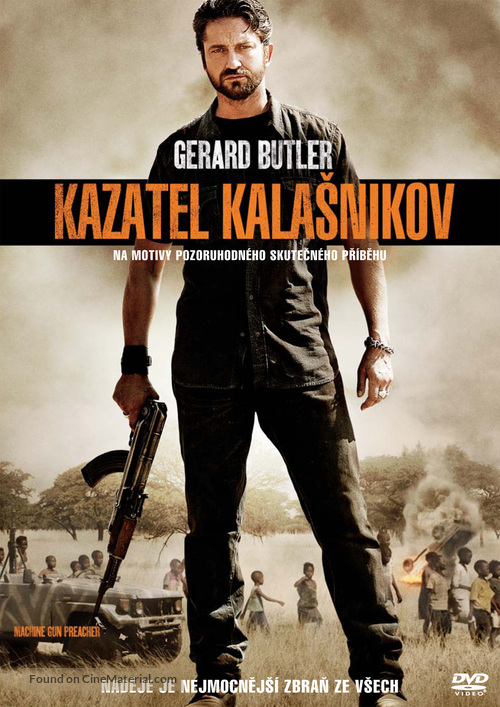 Machine Gun Preacher - Czech DVD movie cover