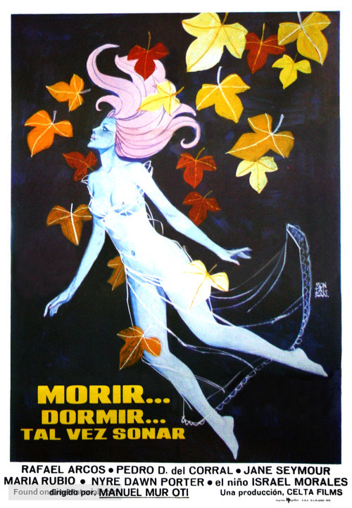 Morir... dormir... tal vez so&ntilde;ar - Spanish Movie Poster