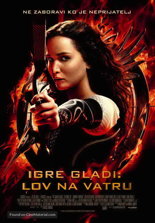 The Hunger Games: Catching Fire - Serbian Movie Poster