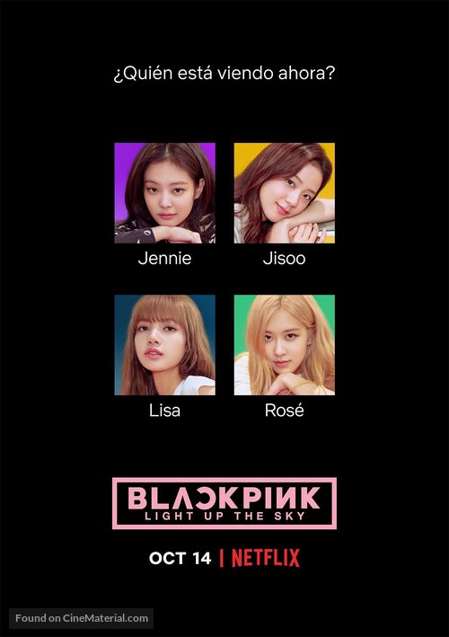 Blackpink: Light Up the Sky - Mexican Movie Poster