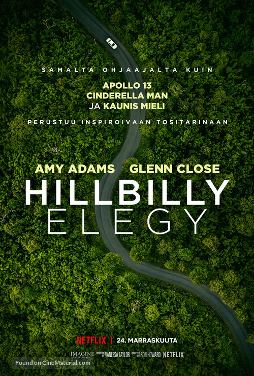 Hillbilly Elegy - Finnish Movie Poster