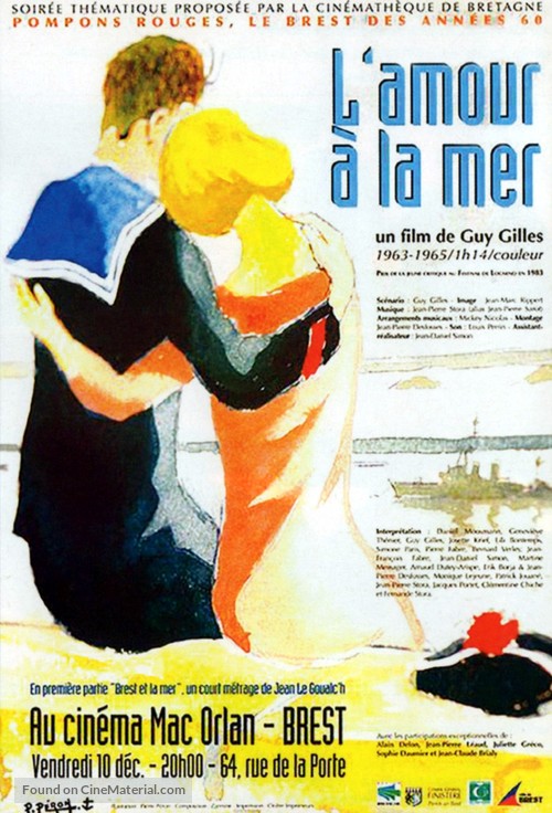 L&#039;amour &agrave; la mer - French Movie Poster