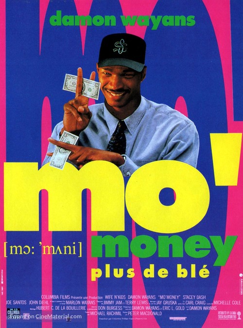 Mo&#039; Money - French Movie Poster