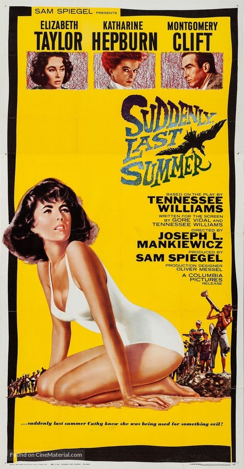 Suddenly, Last Summer - Movie Poster