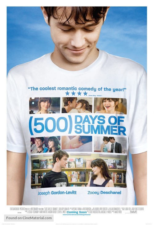 (500) Days of Summer - British Movie Poster