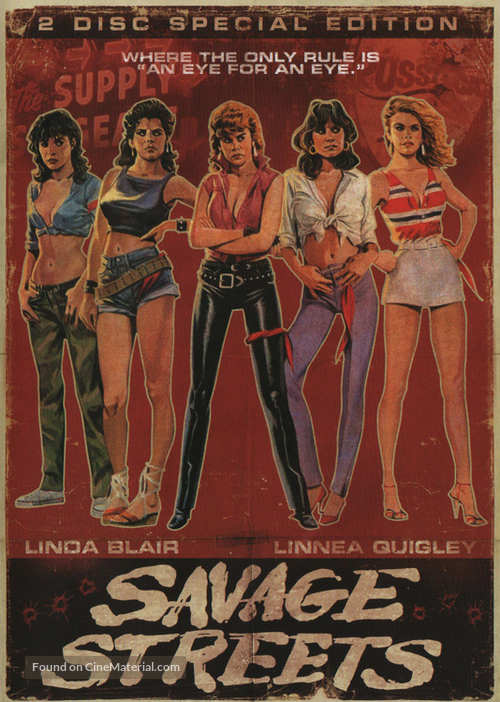Savage Streets - DVD movie cover