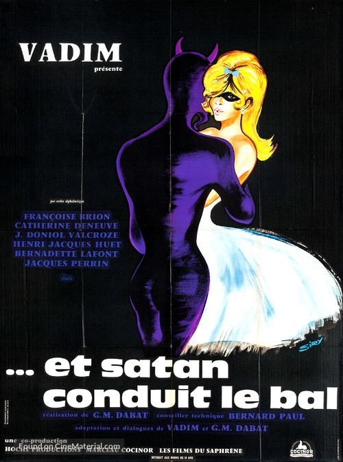 Et Satan conduit le bal - French Movie Poster