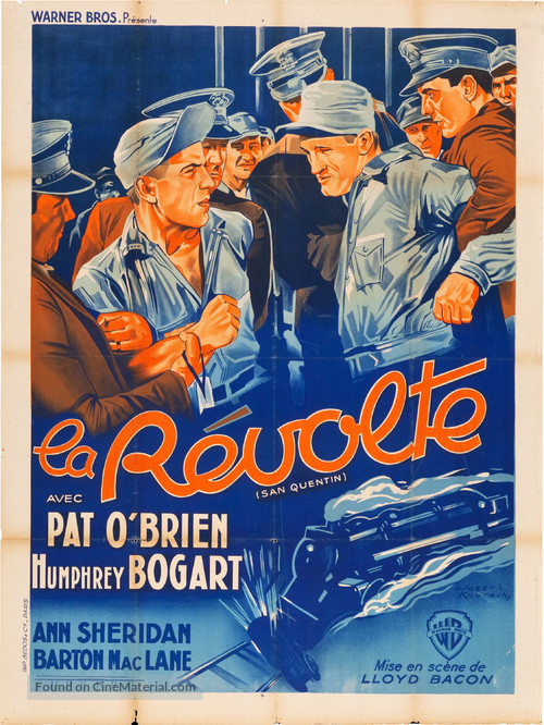 San Quentin - French Movie Poster