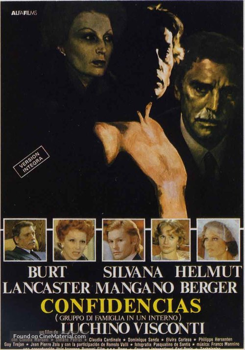 Gruppo di famiglia in un interno - Spanish Movie Poster