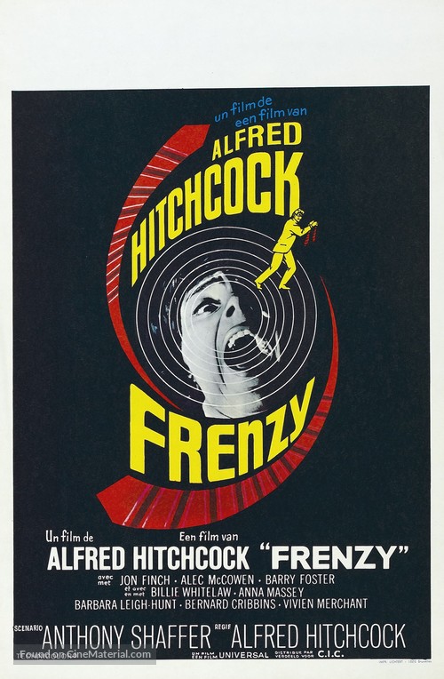 Frenzy - Belgian Movie Poster