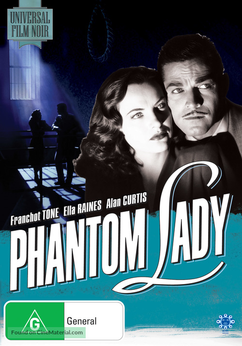 Phantom Lady - Australian DVD movie cover
