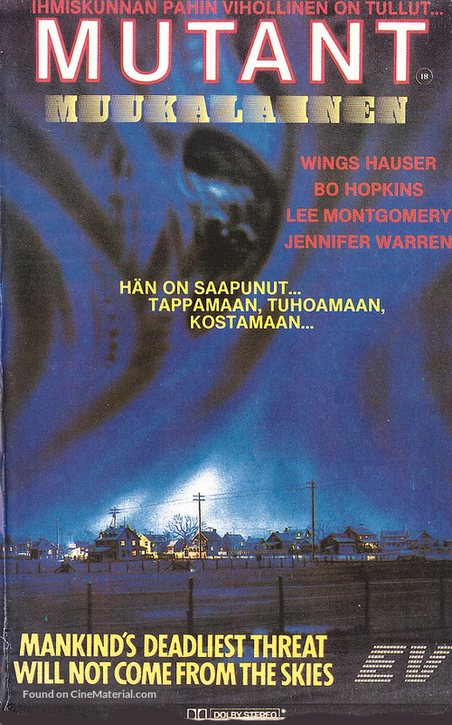 Night Shadows - Finnish VHS movie cover