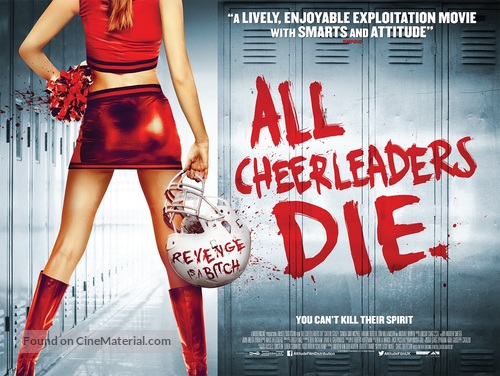 All Cheerleaders Die - British Movie Poster