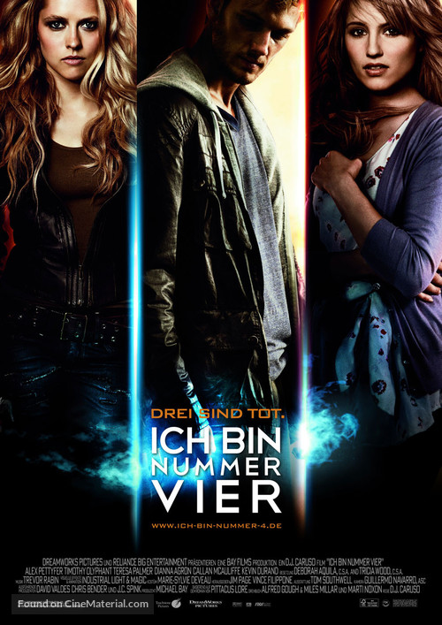 I Am Number Four - German Movie Poster