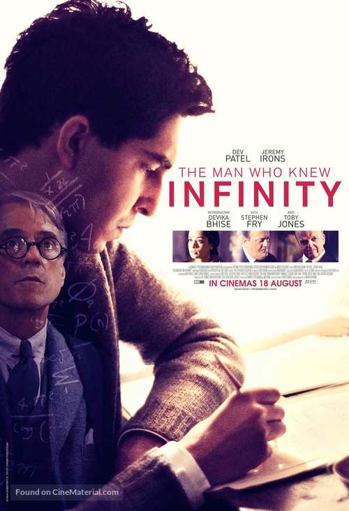 The Man Who Knew Infinity - Malaysian Movie Poster